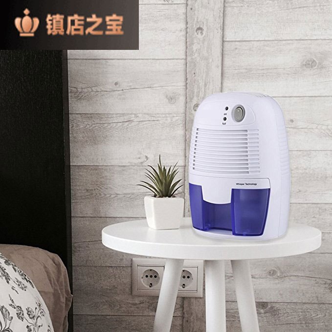 Mini Home Dehumidifier Air Dryer Moisture Absorber Electric Cooling Dryer with 500ML Water Tank for Home Bedroom Kitchen Office