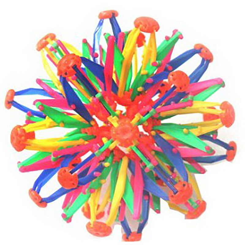 1pc coloré lancer balle étirement rétrécissement boule sphère maternelle anneau extensible expansion balle jouets pour bébé enfants: 3