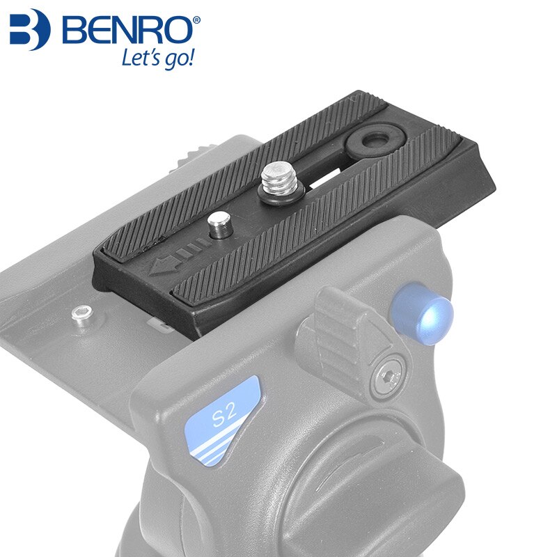 Placa de liberación rápida Benro QR-4, placa de liberación rápida para benro KH25, KH26, S4, S6, S7, S8, BV4, BV6, BV8, B10, Arca Swiss