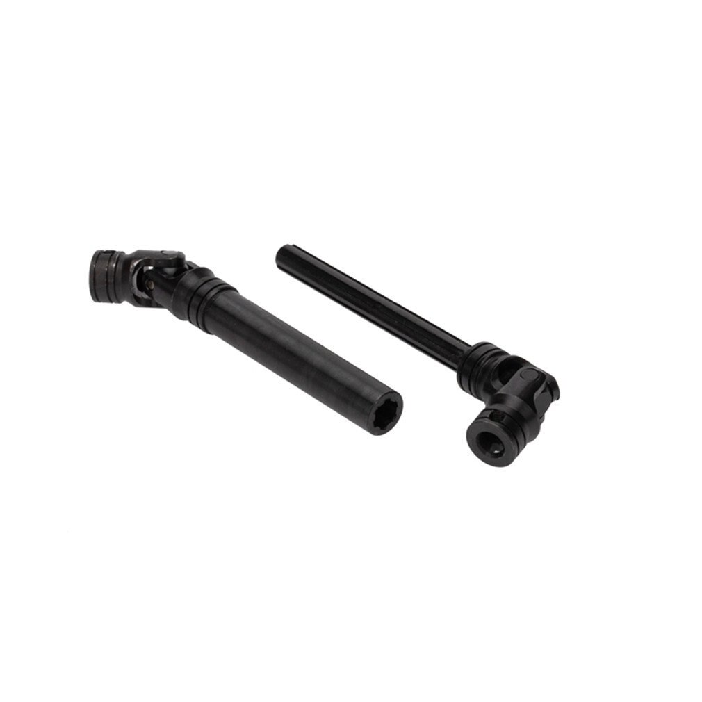 2 Stuks Metalen Spline Aandrijfas 107-159Mm Voor 1 / 10 Klimmen Afstandsbediening Voertuig 313Mm wielbasis Voor Scx10 90046