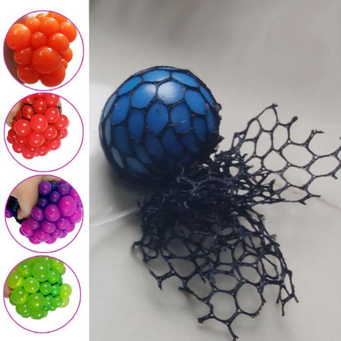 Anti-stressbal, leuk, spetterend, druivenluchtballetjes, knijp, stressverlichter, speelgoed, grappige gadgets