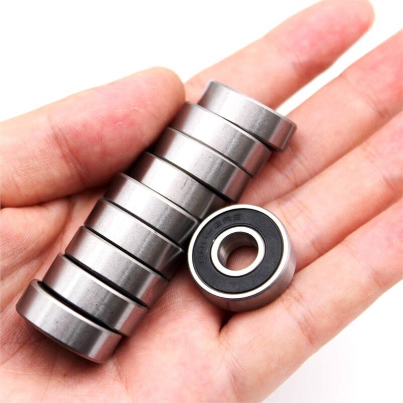 608 6200 6201 6202 6203 6204 6205 6206 6207 6208 RS 2RS di Skateboard Doppia Schermatura Cuscinetti A Sfera Piccolo Cuscinetto Parti di Ricambio