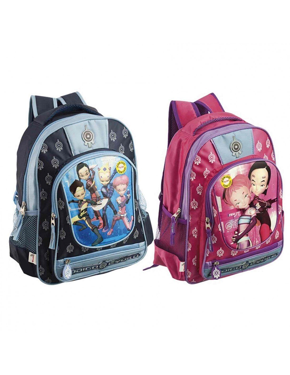 CÓDIGO LYOKO MOCHILA GRANDE CON LUZ Y S