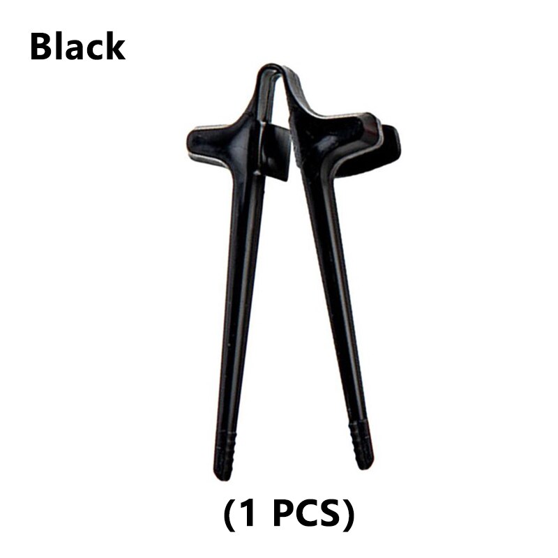 1/2/5Piece Free-Hands Snack Chopsticks Play Games Finger Chopsticks Lazy Assistant Clip Snacks Not Dirty Hand Phone Accessory: Black - 1PCS