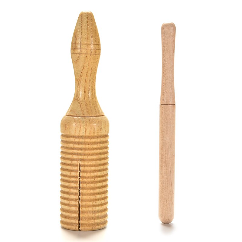 1 X Baby Musical Sound Tube Wooden Percussion for Toddle Kids Infant