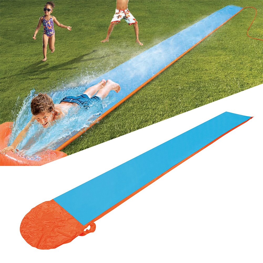 Children's Inflatable Single Waterslide Large Thick Surfing Watersports Toy Children Kids Summer Backyard Outdoor Water Toys