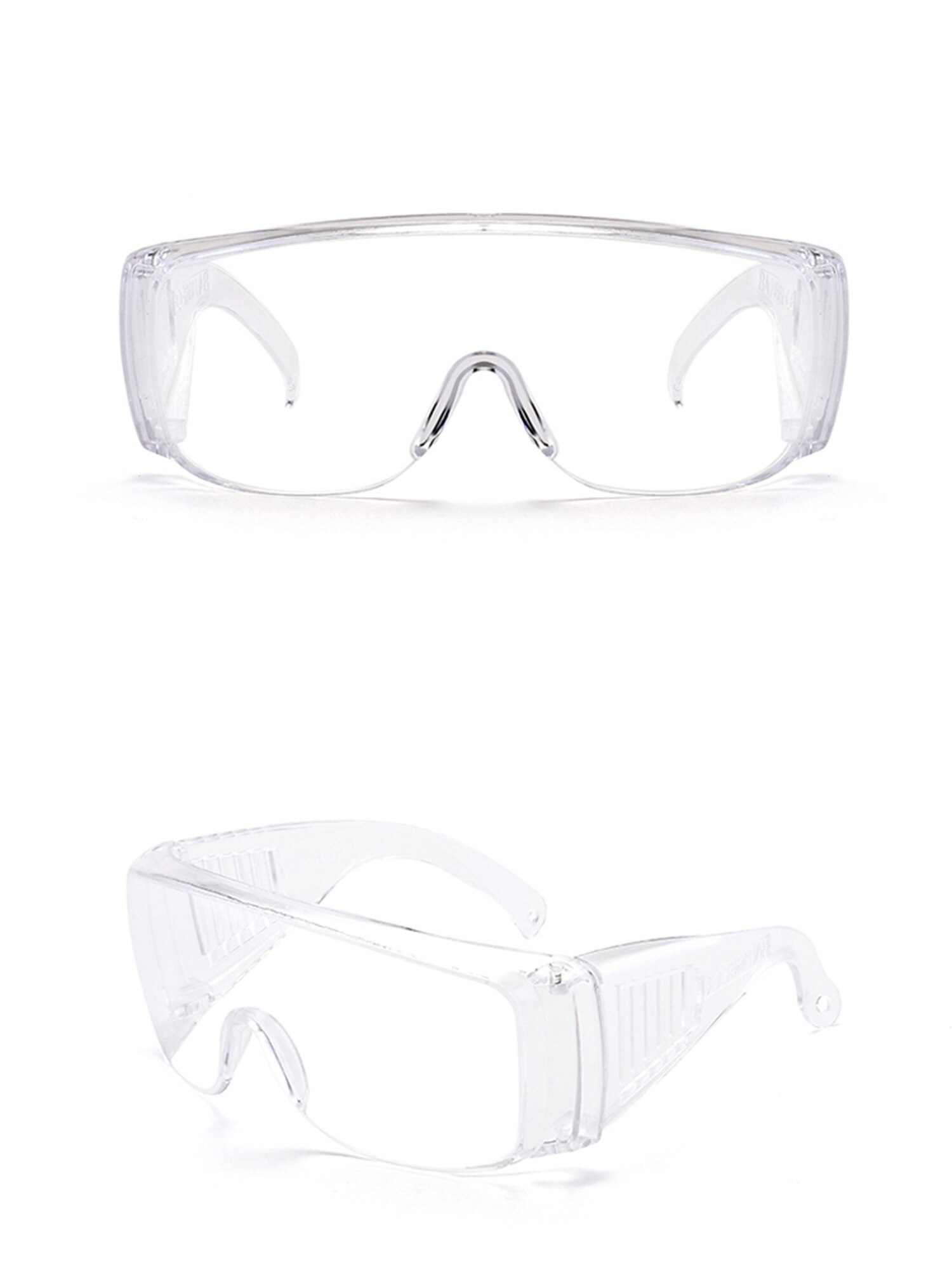 Protective Goggles Vented Anti Fog Protection Eye Transparent Safety Glasses /BY: Transparent