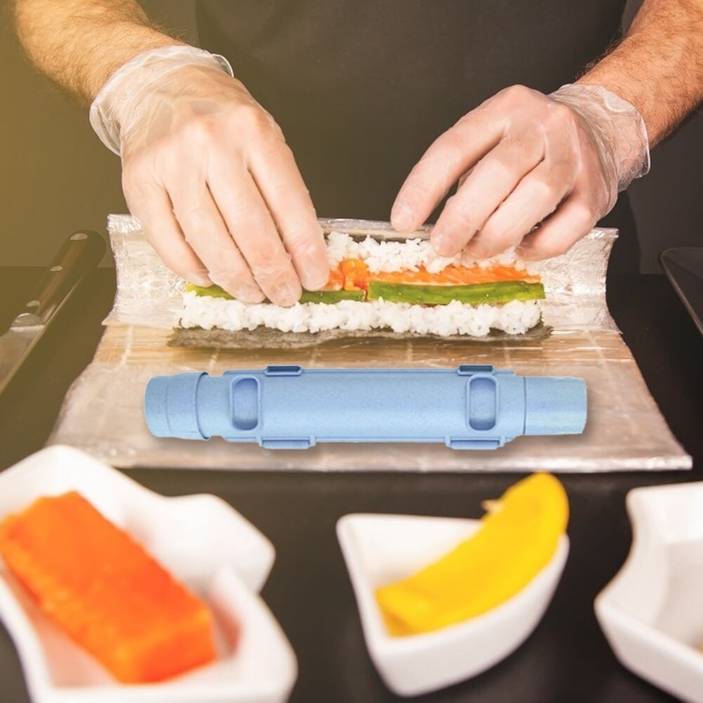 Rice Roll Mold Sushi Maker Roller Bento Japanse Sushi Bazooka Groente Vlees Rolling Diy Sushi Making Machine Gadgets