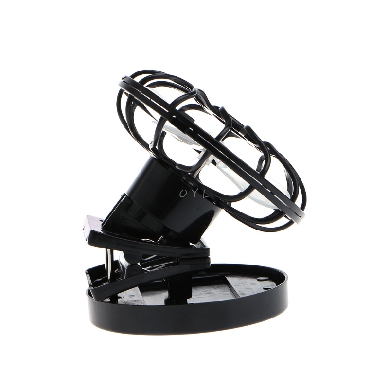 Mini Clip-on Solar Fan Direct Sun Panel Powered Portable Summer Cooling Fan For Travel Camping Fishing Outdoors Cooler
