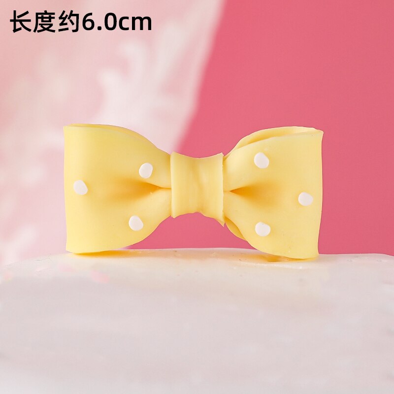 Pink Big Bow Girl's Wedding Cake Decoration Confession Cake Topper Prince Boy Kid Party Supplies Pink Love: K