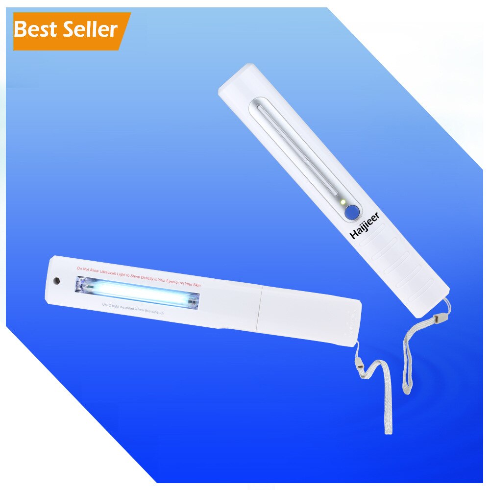 Portable UV-C Ultraviolet Sterilizer Lamp Handheld Sterilizing Rod Household UV Disinfection Stick Sanitizer UV Disinfector