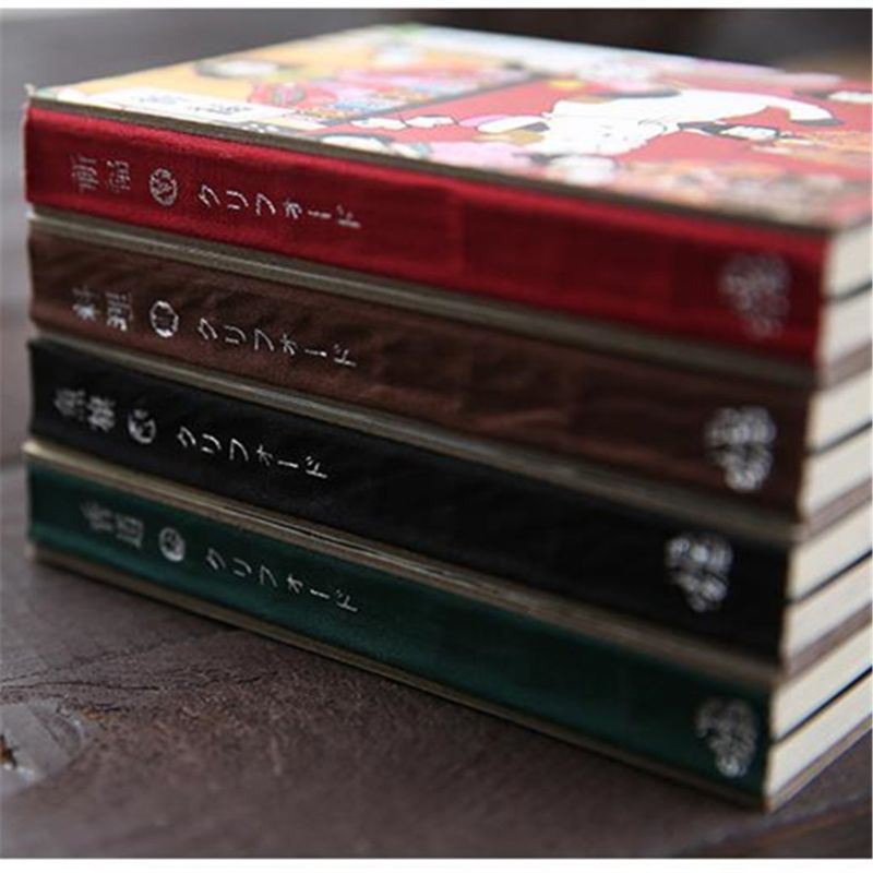 Cute Japanese Cat Notebook Planner Agenda Diary Hard Cover Yearly Monthly Planning Papers Journal Notebook Daily Memos