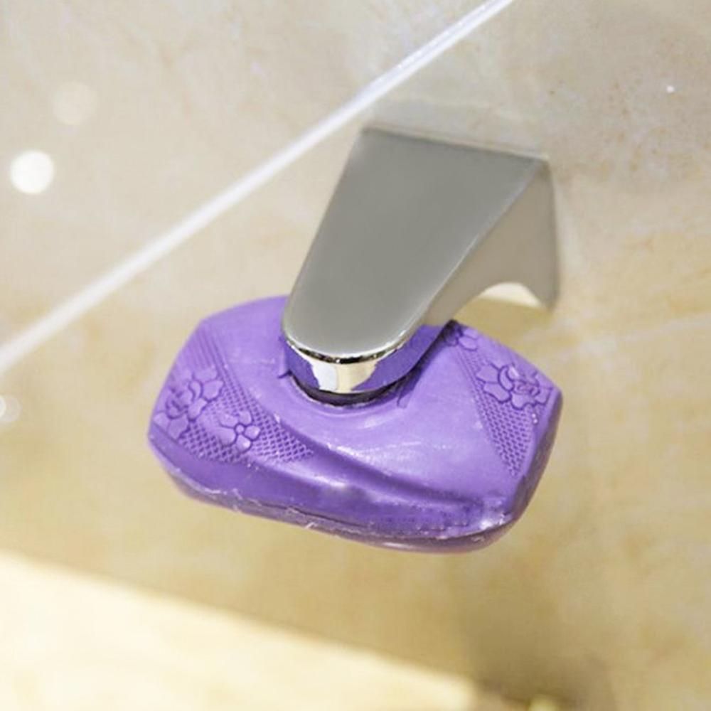 Magnetisk sæbeholder praktisk rustfrit stål beholder dispenser vægmonteret sæbeholder til køkken badeværelse væg