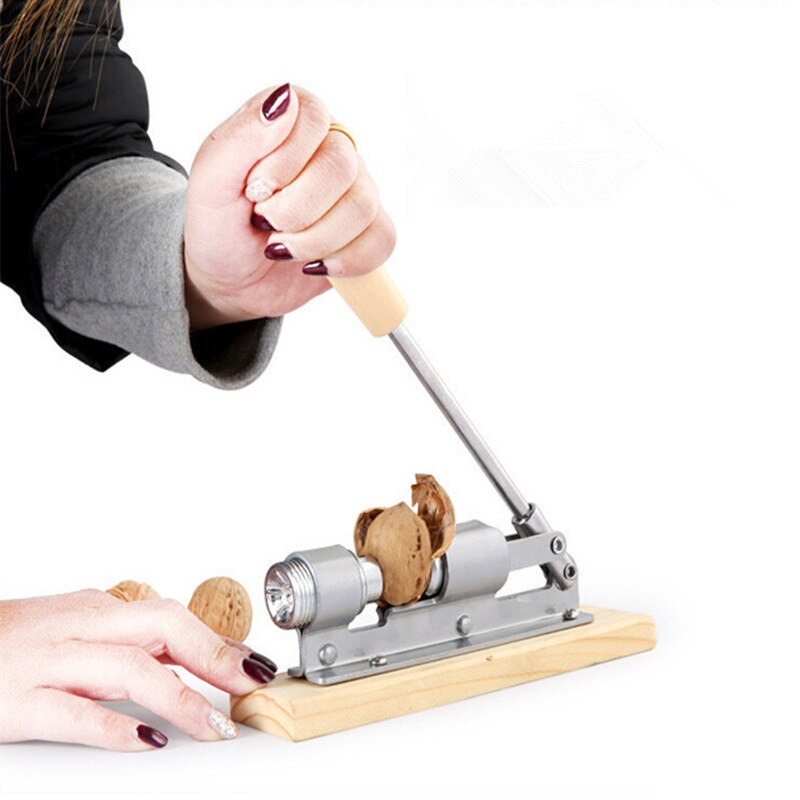 Raskaat pekaanipähkinä filbert saksanpähkinä pähkinä hasselpähkinä hasselpähkinä krakkausyksikkö pähkinänsärkijä puristin pihdit kuori halki manteli keittiö clip työkalu kone
