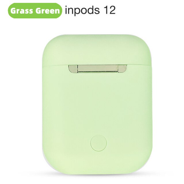 Auricolari Bluetooth di Aria 2 inPods 12 TWS di Sport Senza Fili di ricarica Auricolare Touc Con i9s i12 Tws Per il iPhone Xiaomi Huawei samsung: Grass green