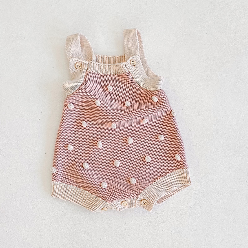 MILANCEL baby clothing baby knitwear handmade prom baby girls bodysuit toddler girl one piece