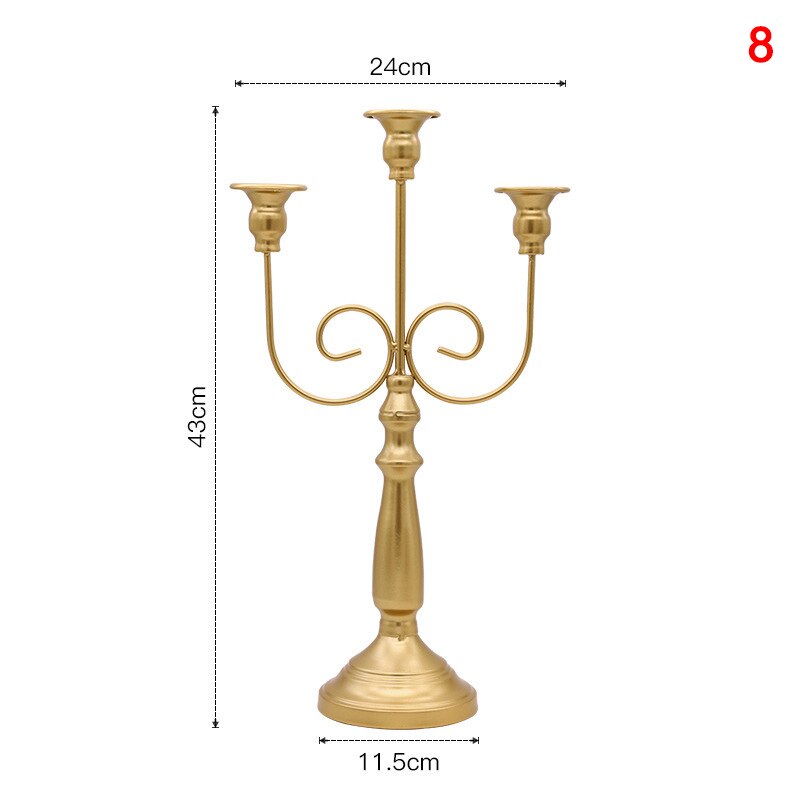 Castiçal de estilo europeu castiçal castiçal casamento castiçal castiçal castiçal decoração da casa casamento tb venda: Cinza claro