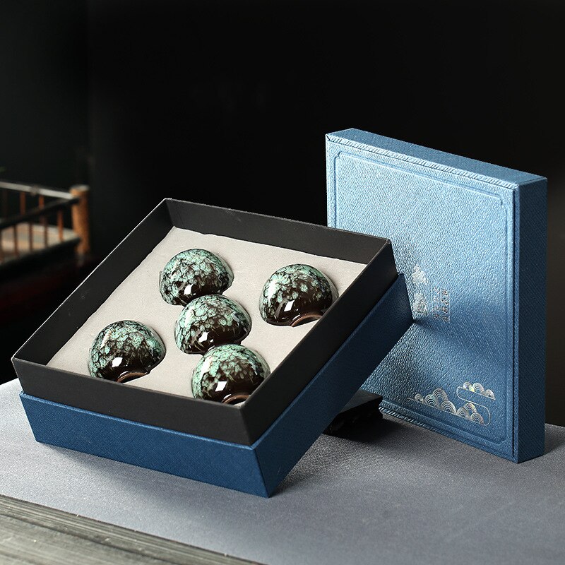 Tea cup, tea set, ceramic tea set, coffee cup, tea set, Arabic coffee cup Chinese Ceramic Tea Cup Retro Japanese: 4