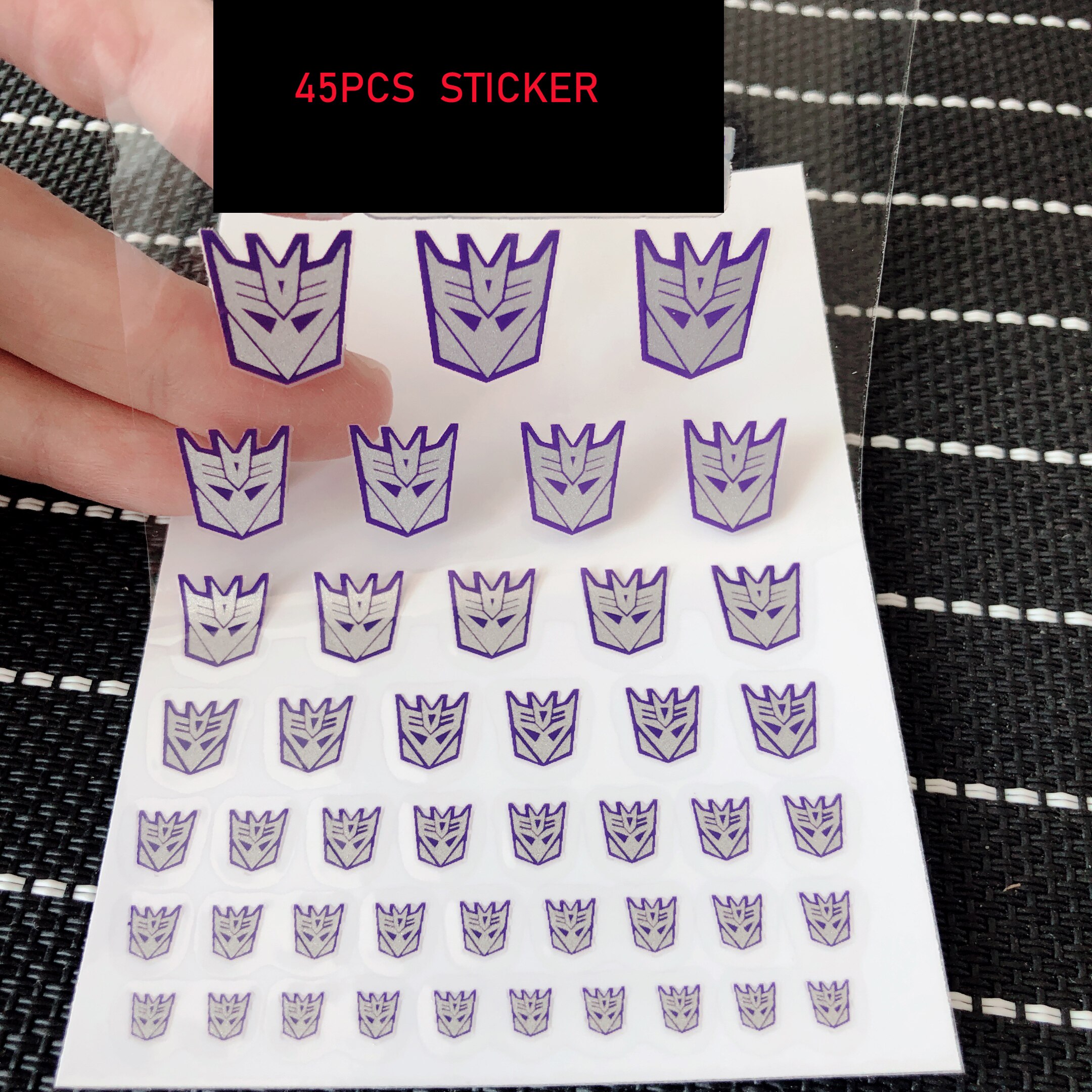 45Pcs Transformatie Robot Speelgoed G1 Sticker Symbool Decal Voor Custom Diy Speelgoed Accessoires Decoratie: 11