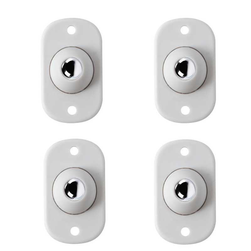 8pcs~4pcs Self-Adhesive Rollers For Furniture Universal Pulley Rotating Wheels Swivel Caster Wheel Roller for Box Skate Cabinet: 3 inch / Orange