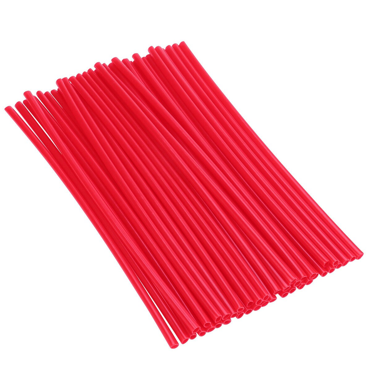 Fundas protectoras para radios de bicicleta, cubiertas decorativas para llanta de rueda de bicicleta de montaña y carretera, 75 Uds.: red