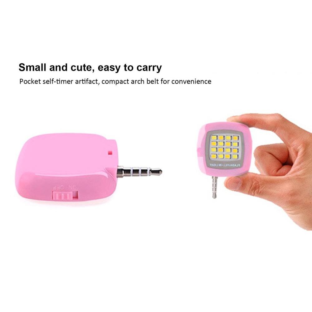 USB Charge Mini Selfie Ring Light LED Flash For Phone Portable Night Darkness Enhancing Camera Selfie Light