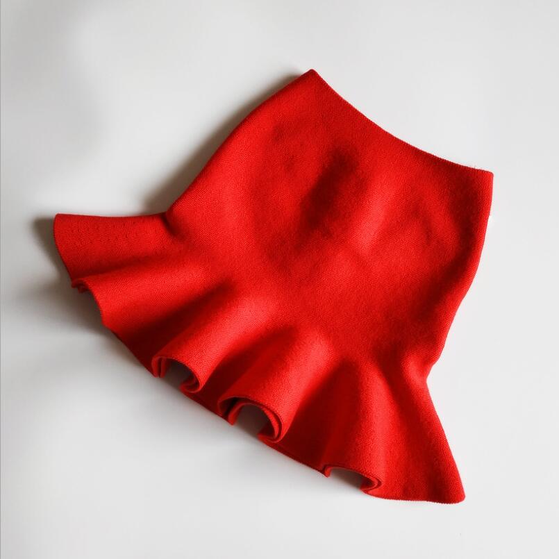 Tutus para bebés de 2 a 10 años, falda de tutú de punto para niñas, faldas sólidas, ropa para niños, JW7648