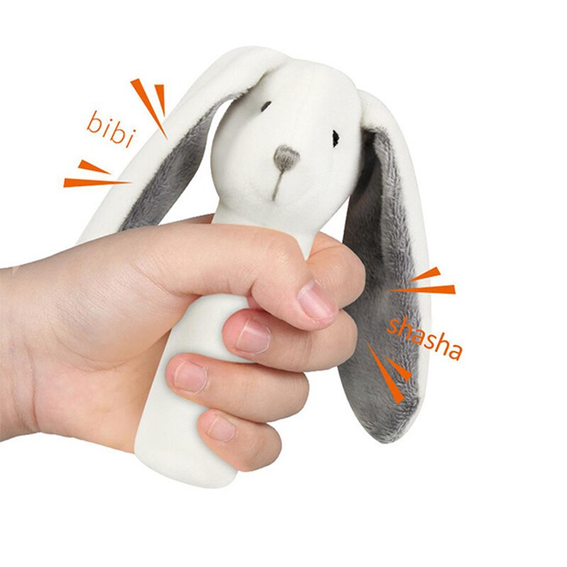 Bunny Kaninchen Stofftier Spielzeug Baby Sicherheit Decke Plüsch Tröster Super Weiche für Kinder mit Stick Sicher Material