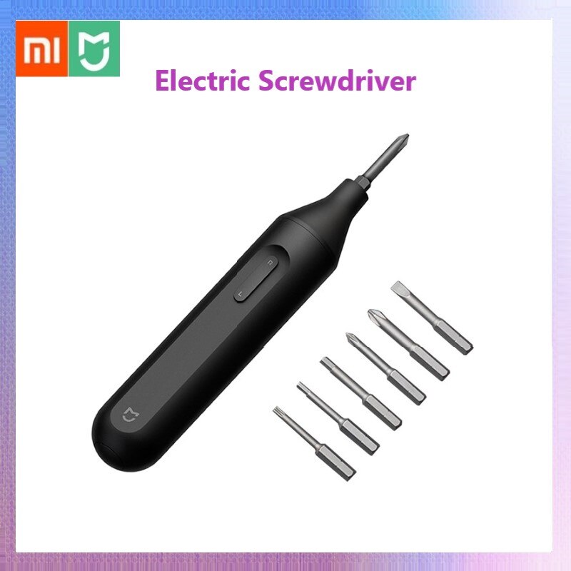 Xiaomi Mijia Electric Screwdriver manual and automatic integrated Cordless 1500mAh Rechargeable Electric Screwdrivers S2 Bits: Default Title