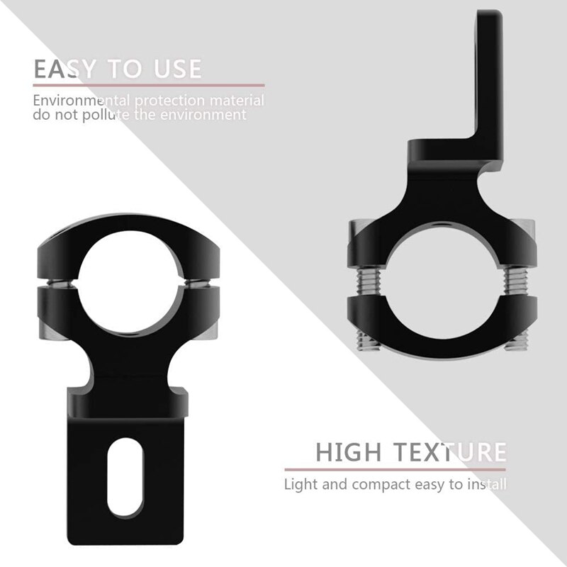 Universal Stuur 22Mm 7/8Inch Motorfiets Koplamp Beugel Spotlight Mount Houder Buis Klem Voor Cafe Racer Chopper