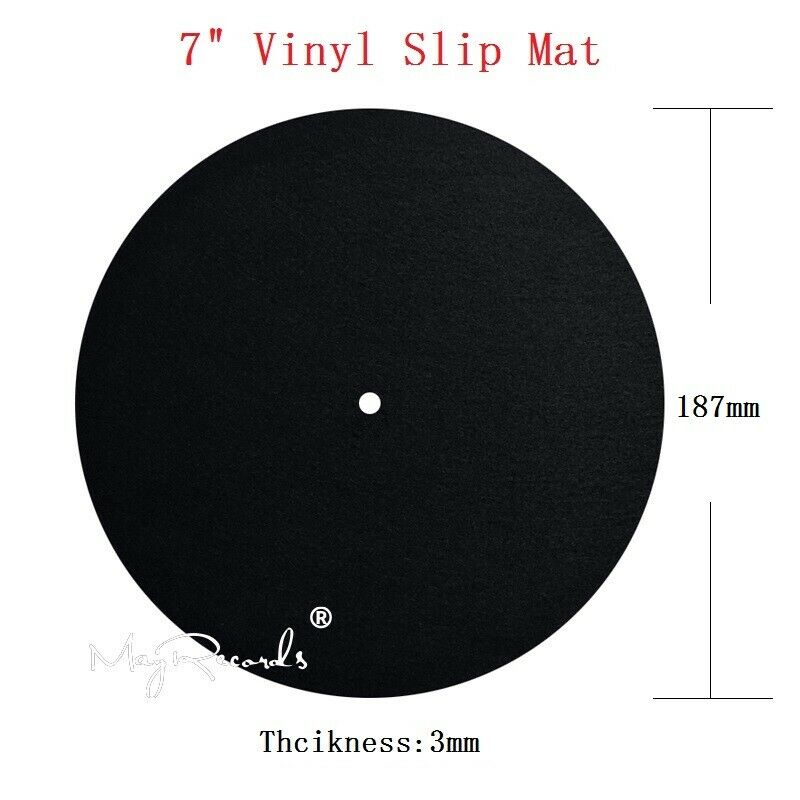 7Inch Vinyl Mat Anti Statische Vilt Mat Voor Fonograaf Draaischijf Vinyl Record