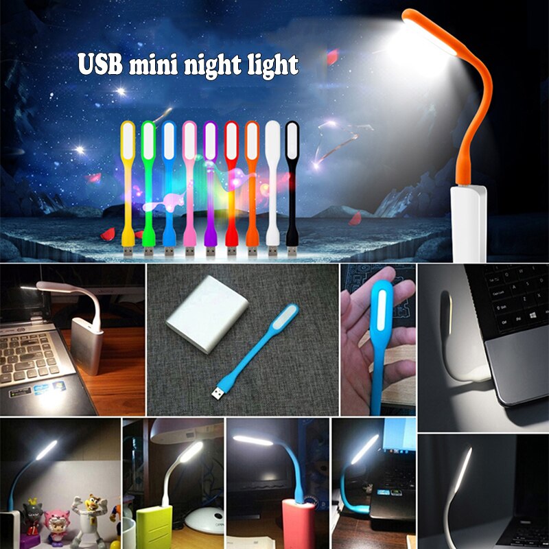 USB 5V Power Mini LED Night Light Flexible Table Lamp for Photography Fill Light Portable Indoor Outdoor Take Photograph Lights