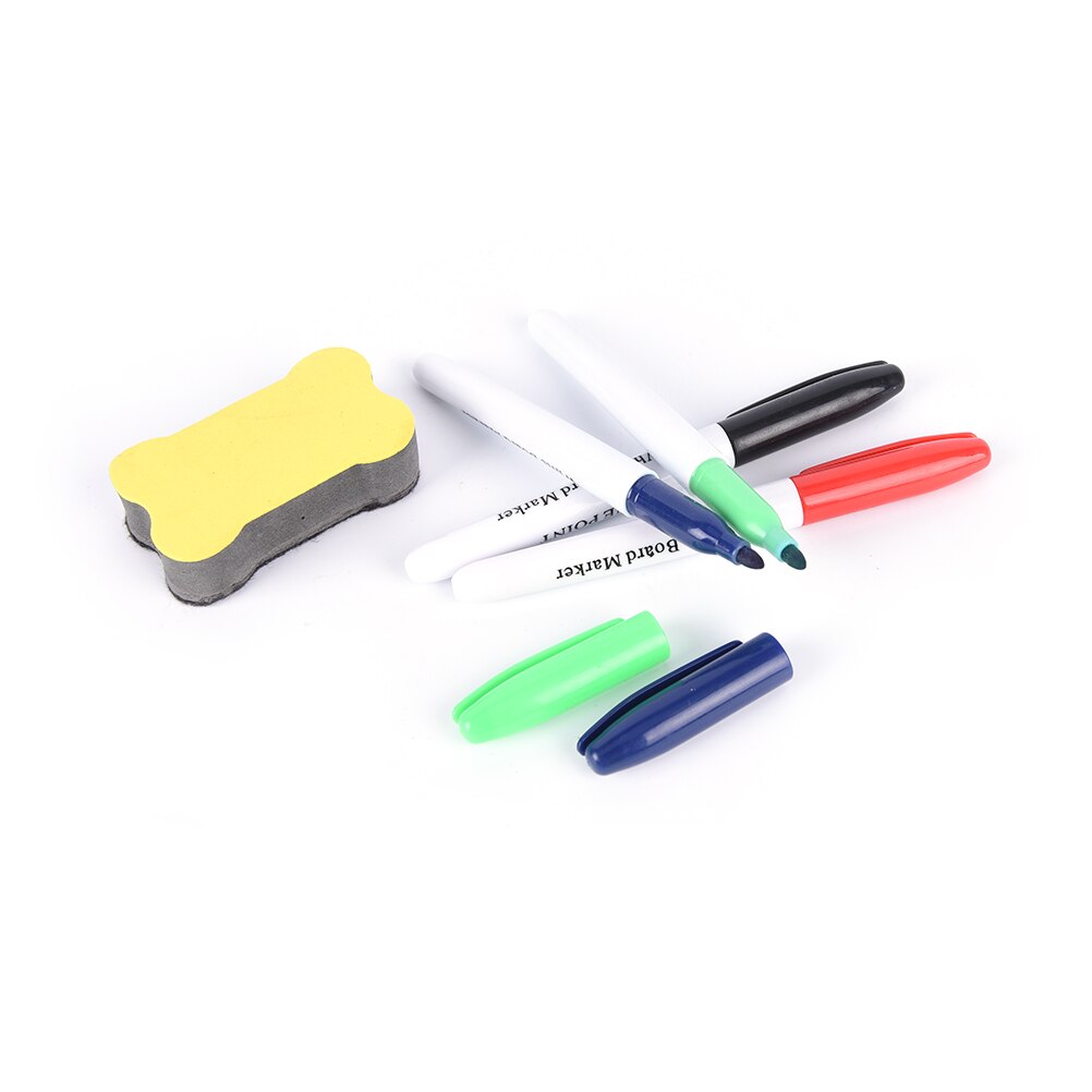 White Board Maker Pen Whiteboard Marker Liquid Chalk Erasable Maker Pen Office School Supply with Whiteboard Eraser