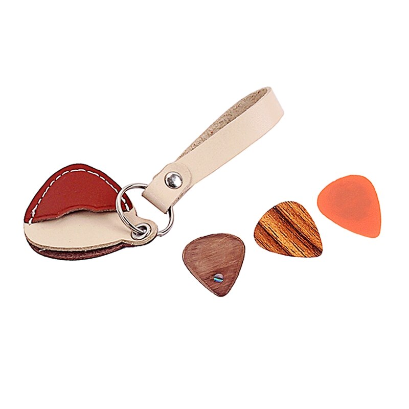 3pcs/set Guitar Plectrum Picks Guitarist Pick with Guitars Picks Storage Case Musical Instrument Accessories Parts