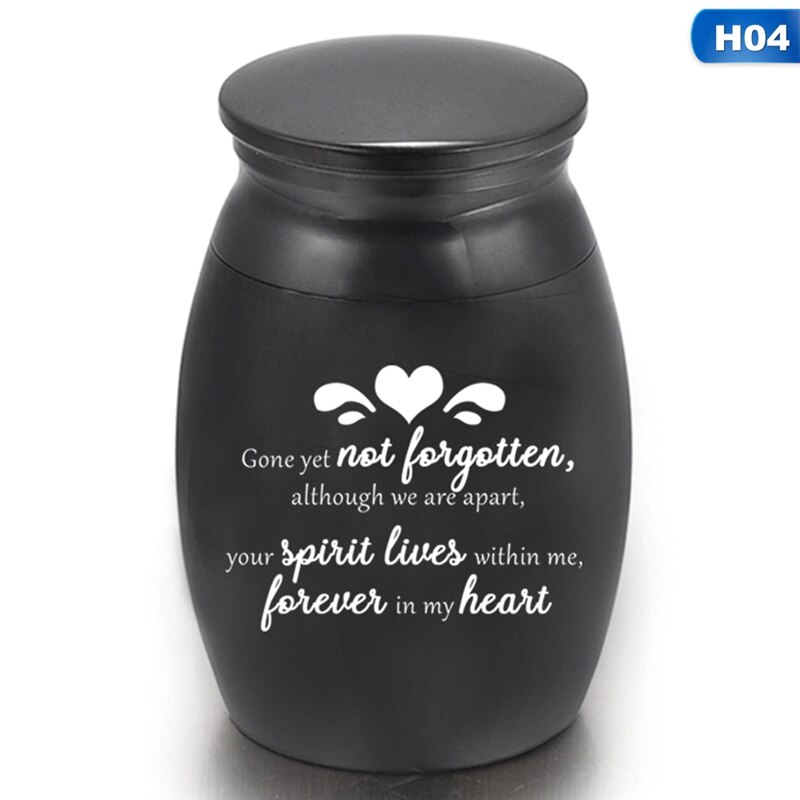 Urna de acero inoxidable para cenizas humanas, caseta para cremación de perros, sin deformación, funerario, pájaros, gatos, contenedor para mascotas, recuerdo