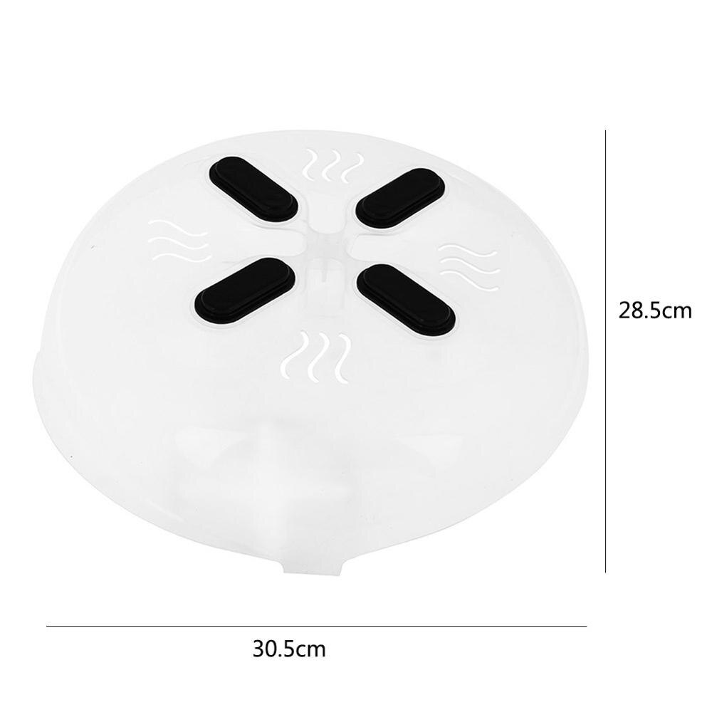 Microwave Food Anti-Sputtering Cover with Steam Vents Magnetic Splatter Lid Heat Resistant Food Splatter Guard: Default Title