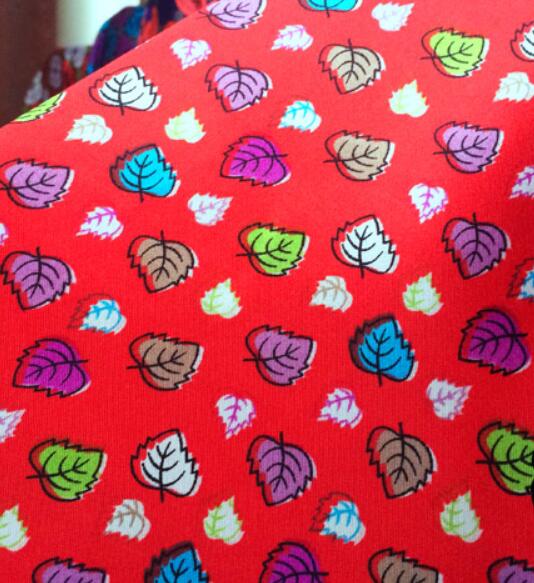 Tissue craft Soft Satin fabric leaf DIY Lining Material craft flower glossy Polyester Charmeuse Fabric 100CM: 3