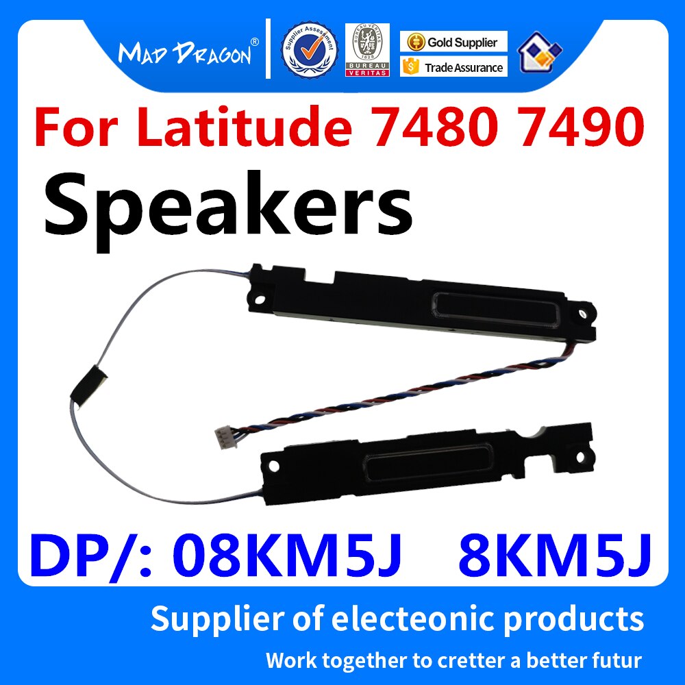 Originele Laptop Speakers Links Rechts Vervanging Speakers Voor Dell Latitude 7480 7490 E7480 E7490 Luidsprekers 8KM5J 08KM5J
