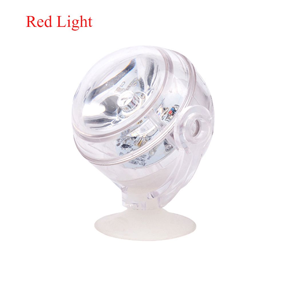 Foco LED subacuático para acuario, lámpara colorida para fuente de jardín, estanque, pecera, impermeable: EU Plug-Red