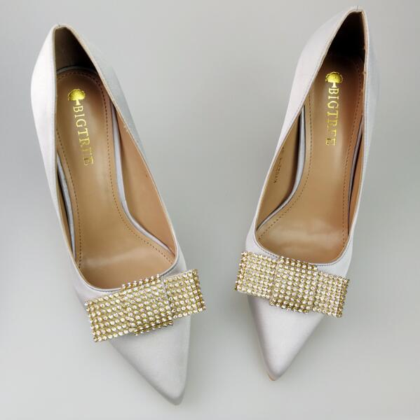 (1 paire) strass sardine détachable nœud papillon accessoires de chaussures