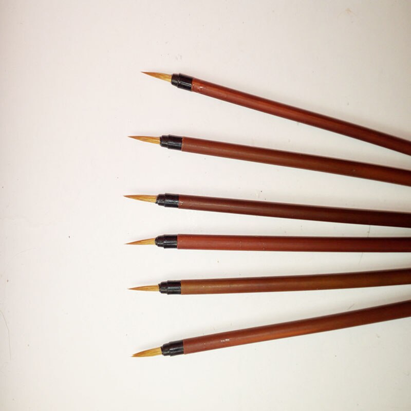 1pcs students Hook Line Pen sketch in art markers pen painting special weasel hair brush hook line cursive brush brush painting