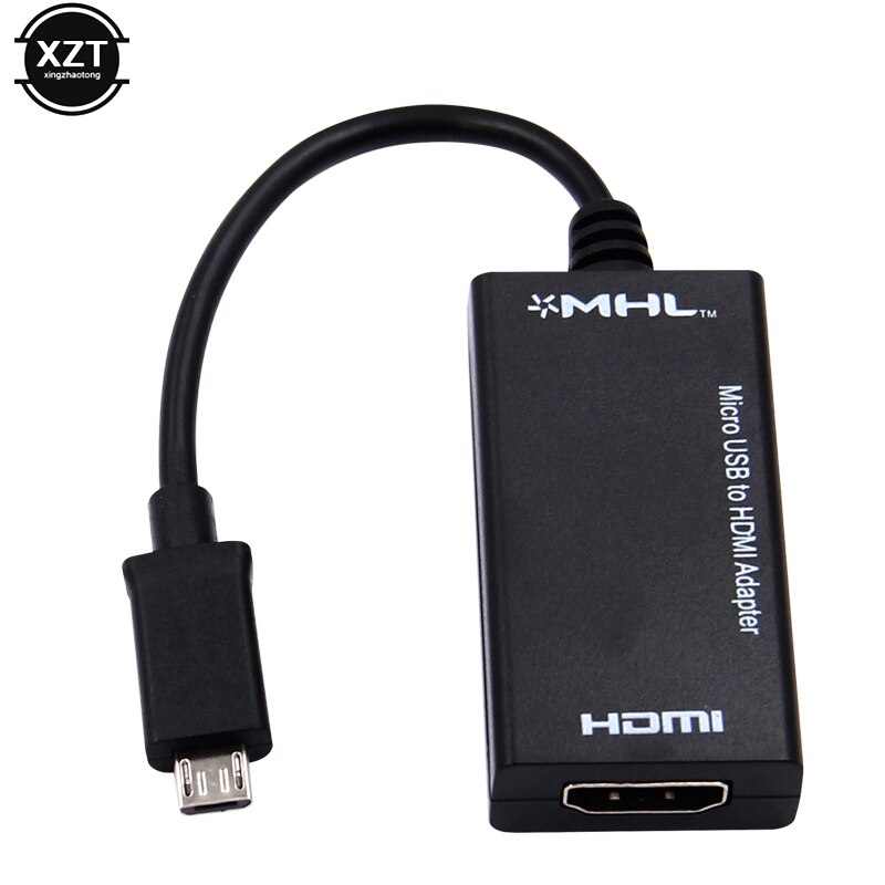 Mirco Usb Naar Hdmi Adapter Kabel Hd Tv Mhl 1080P Man-vrouw Adapter Voor Samsung Lg G2 G3 android Telefoon 5pin Naar Hdmi Converter: Default Title