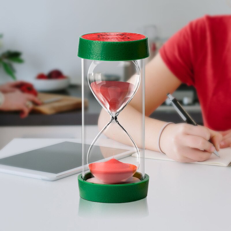 1/5/15/20/30 Minuten Fruit Zandloper Zand Timer Nordic Home Decor Kinderen Ornamenten Creatieve Gaven keuken Zand Klok