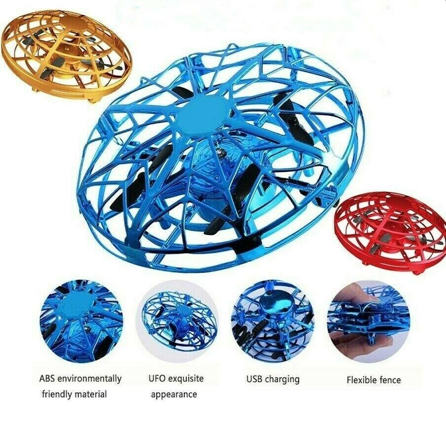 Mini Drone Infrared Sensor UFO Flying Toy Induction Aircraft Quadcopter for Kids