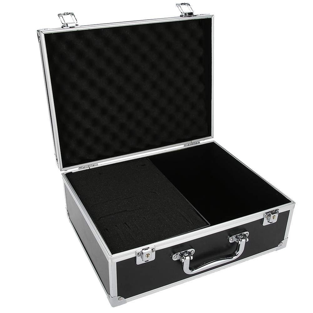 Tattoo box aluminium machine opbergkoffer draagtas lege organizer schuimrubber pad voor tattoo apparatuur cosmetisch: Default Title