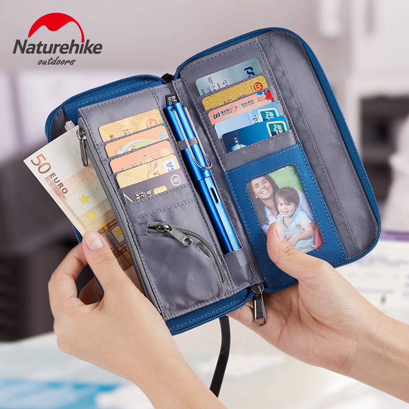 Naturehike Rfid Paspoort Reizen Portemonnee Rfid Paspoort Portemonnee Waterdichte Passport Case Paspoort Organizer Met Rits