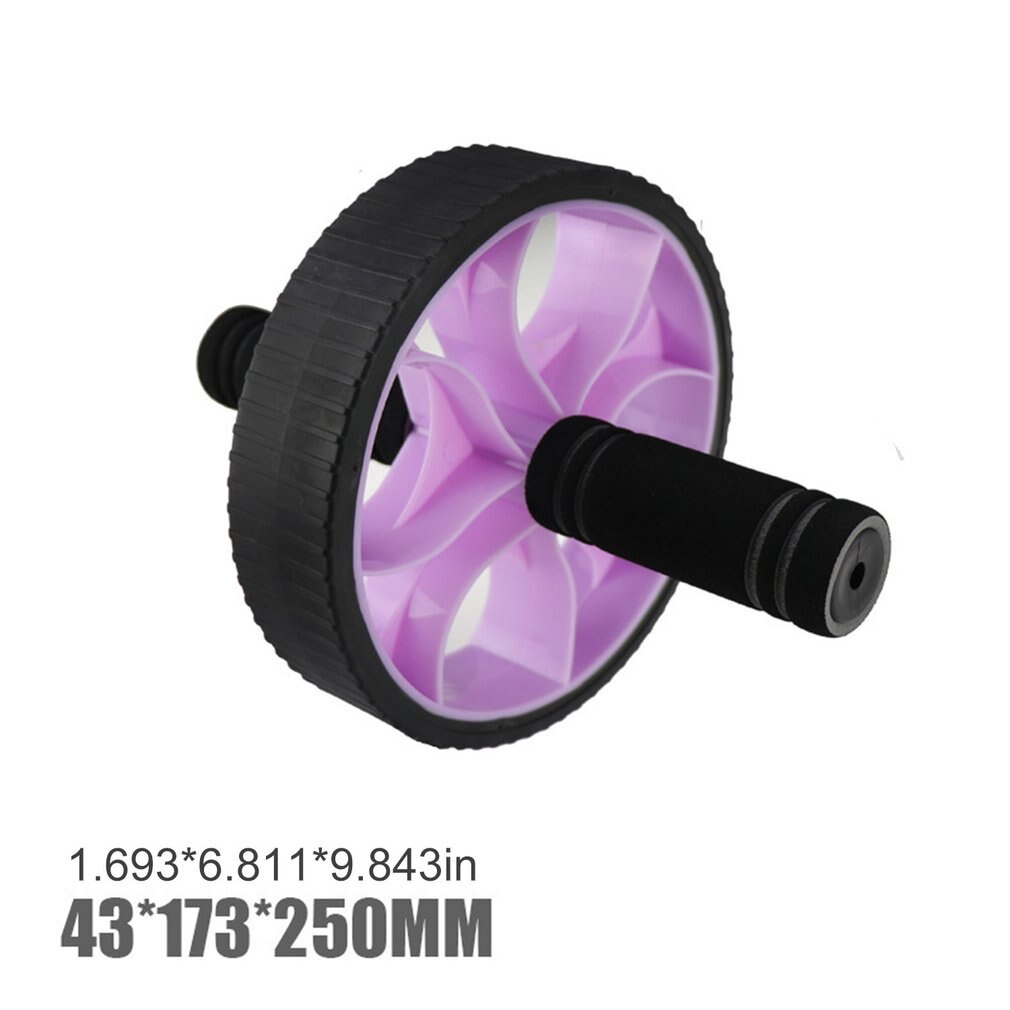 Giant Abdominal Wheel Home Fitness Equipment Abdominal Wheel Male and Female Belly Reduction Vest Line Artifact TPE, PP: Purple 