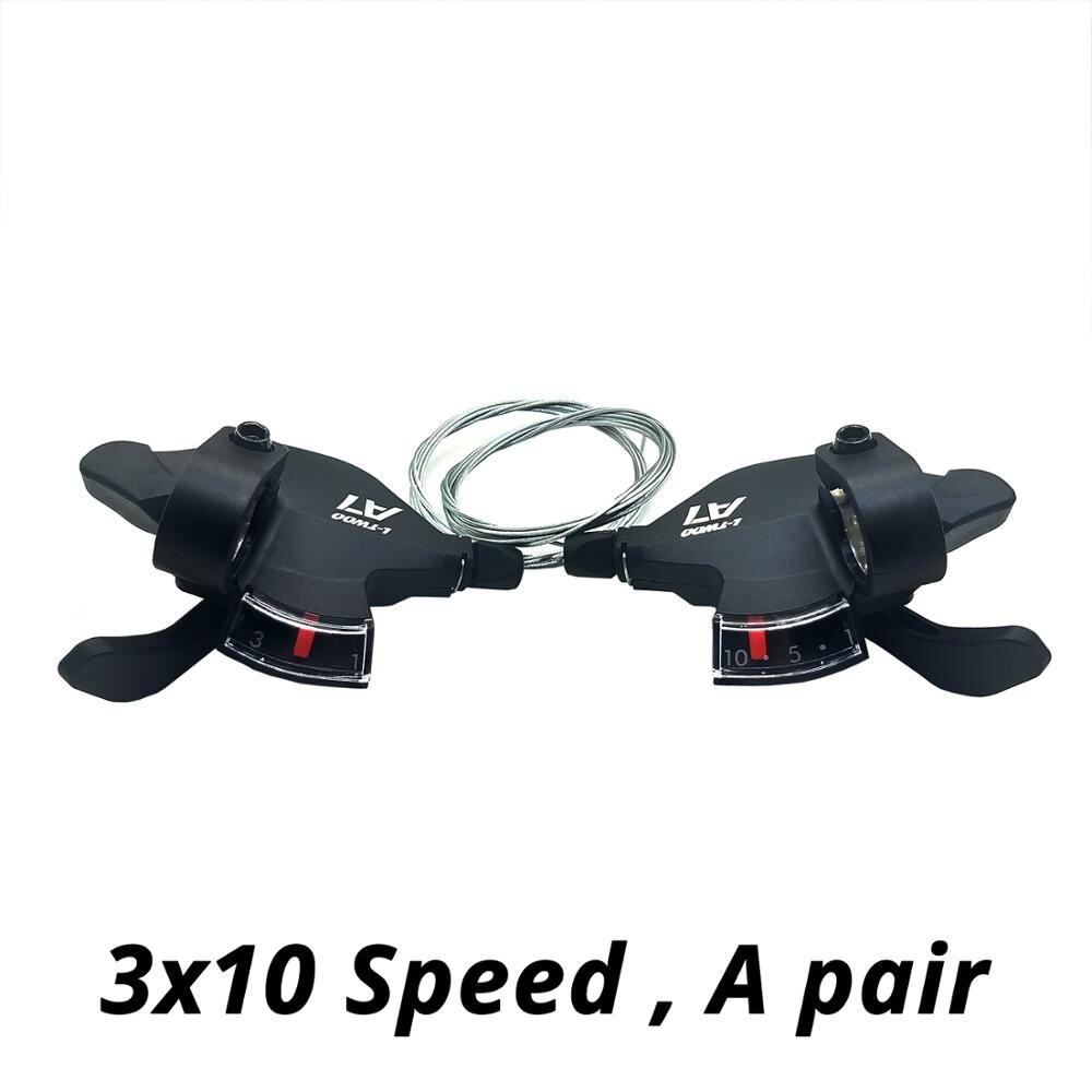 LTWOO A7 3X10 30 Speed Derailleurs Groupset 10s Shifter Lever Front Derailleur 10 Speed Rear switchs: 3x10s a pair