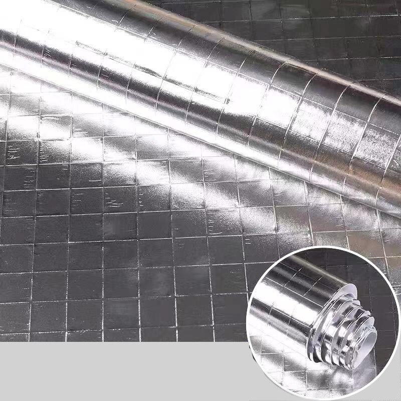 Multi Kitchen olejoodporne naklejki wodoodporne folia aluminiowa szafka kuchenna szafka samoprzylepna naklejka na ścianę tapety zrób to sam: square / Thicken 60x100cm