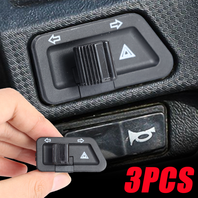 Bouton de commutation de clignotant de moto, double flash, marche, arrêt, démarrage, véhicules électriques, scooter, pièces de rechange, 3 broches